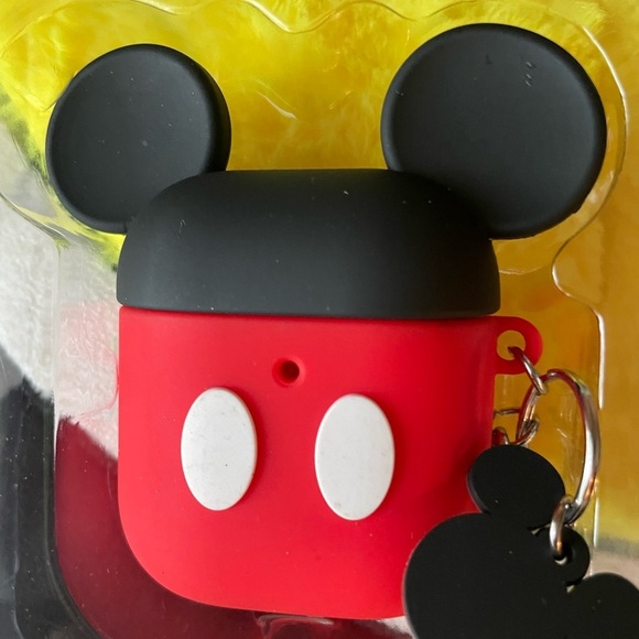 Disney Mickey Mouse Red and Black Airpods Case, mickey Mause airpods 1&2 G. - Picture 8 of 15